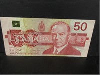 1988 CANADA 50 DOLLAR BANK NOTE