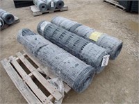 Qty Of (3) Rolls Of Hot Dripped Galvanized Farm