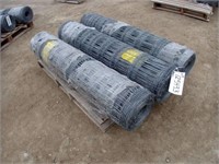 Qty Of (3) Rolls Of Hot Dripped Galvanized Farm