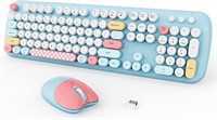 Wireless Keyboard Mouse  COOFUN  104 Keys