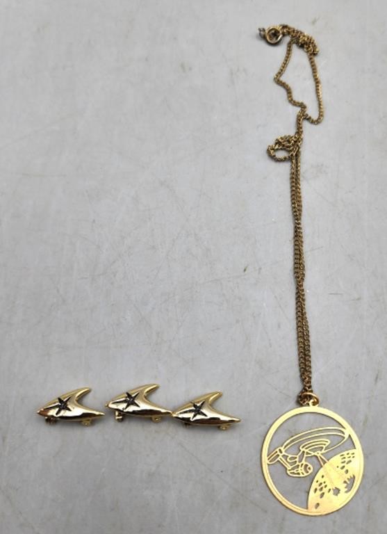 Star Trek Pins & Necklace