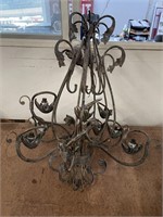 LARGE IRON CHANDILIER