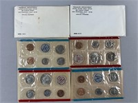 US Mint Unc Coin Sets- 1968, 1969