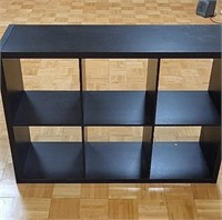 6 Cube 2x3 Black Shelf