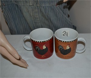 Rooster mugs