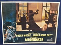 1979 Litho 11" x 14" Movie Card Bond in Moonraker