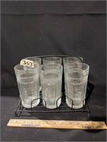 Water glass  caddy