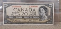 1954 CDN Twenty Dollar Bill "Devils Face" PRE C/E