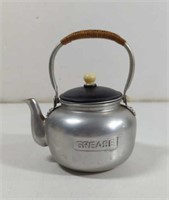 Vintage Aluminum Grease Tea Pot Container