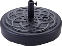 FLAME&SHADE 112lb Round Water Fillable Base Stand