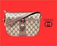 Authentic Vintage Gucci Shoulder Bag Sherry Line