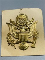 US Army Officer’s cap badge pin