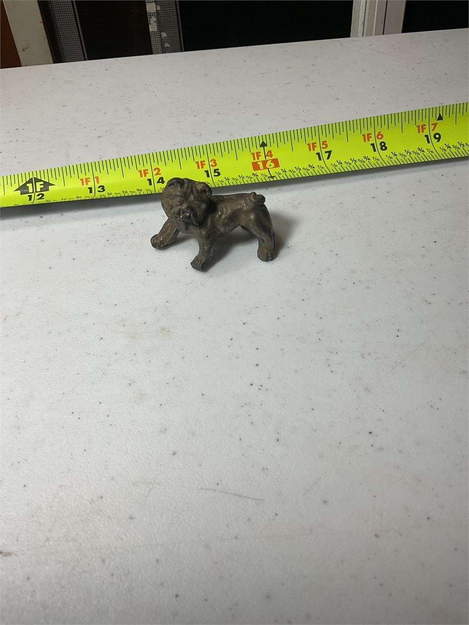 Antique German Miniature Metal Dog