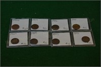 (8) Indian Head Cents 1897,98,99,01,02,04,06,07
