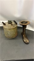 Vintage Shoe Form & Watering Can
