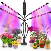 NEW LED 4 Head Grow Light for Indoor Plants,3 Mode