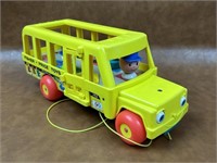 Vintage 1965 Fisher Price Toys School Bus