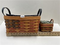 LOT OF 2 GERALD HENN BASKETS