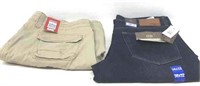 (2 pair) Men's 36 Waist Shorts & Jeans (36x32)