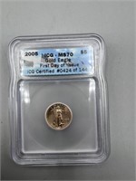 2005 MS70 $5 Gold Eagle