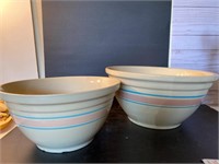 McCoy Large ovenware yellow ware mixing dough bowl