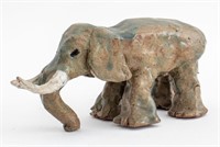 Andy Scharf Studio Art Pottery Elephant Figure