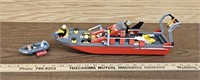 Lego Rescue Boat, Completed as Found