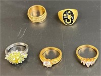 COSTUME JEWELLERY RINGS