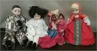 Box-5 Ethnic Dolls,  Assorted Makers Types