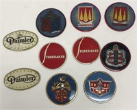 Vintage Wheaties Premium Metal Car Badges #9
