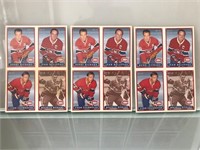 93' OPC Uncut Promo Panel Montreal Canadiens X3