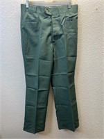 Vintage JCPenney Green No Iron Trouser Pants