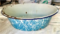 Large Speckle Enamelware Bowl