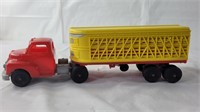 Hubley toys semi truck and trailer