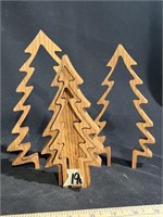 Wooden trees