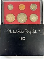1982 Proof Set in Original US Mint Case & Box