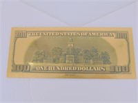 One Hundred Dollar Gold Novelty Note