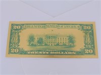 Twenty Dollar US Gold Novelty Note