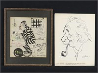 [Cartoonist Emery Kelen, Einstein]