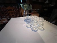 Glass Vases and Large Hurricane