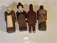 Rare Wolf Creek Hand Carved Figures