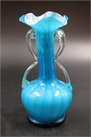 HANDBLOWN ITALIAN MIRANO GLASS VENETIAN STYLE VASE