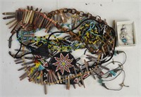 VINTAGE NATIVE AMERICAN JEWELRY GROUPING