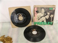 2 Elvis 45's - Blue Suede Shoes & Tutti Frutti