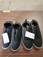(2) Ladies Shoes Size 9 Black & White