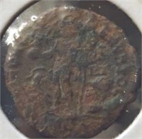 Ancient Roman bronze coin