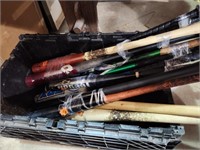 Lot of baseball woid and aluminum bats