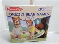 NEW Melissa & Doug Grizzly Bear Games Play Set