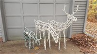 Lighted Deer Family Christmas Decorations