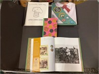 Assorted girl scout books